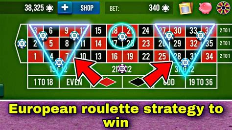 european roulette strategy